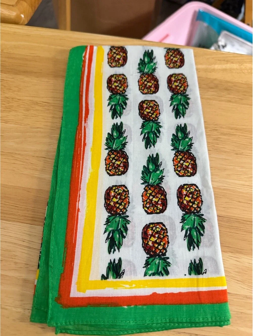 White Pineapples Bandana
